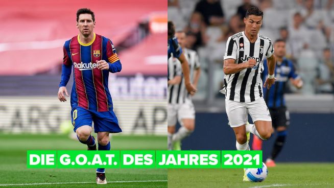 Messi und Ronaldo beenden 2021 als Torschützenkönige für Barcelona und Juventus