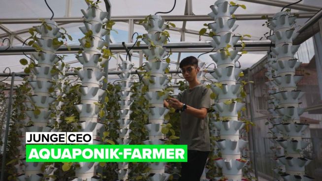Junge CEO: Aquaponik-Farm