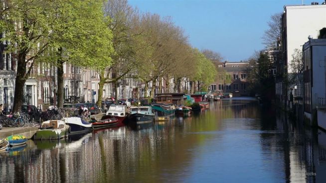 Eine der grünsten Städte der Welt: Amsterdam