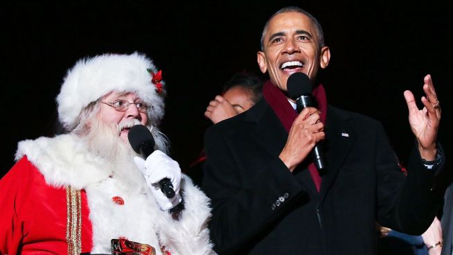 Weihnachten feier… wie die Obamas